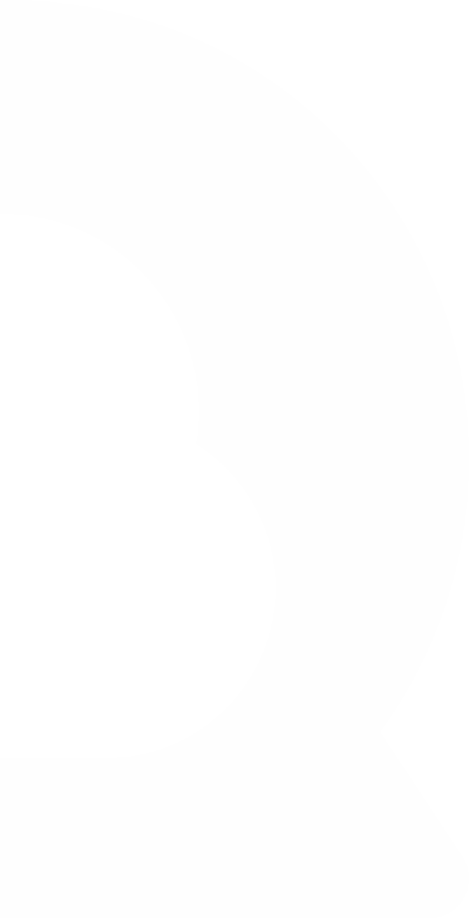 Abstract white geometric shapes with smooth curves and layered semicircles on a light background.